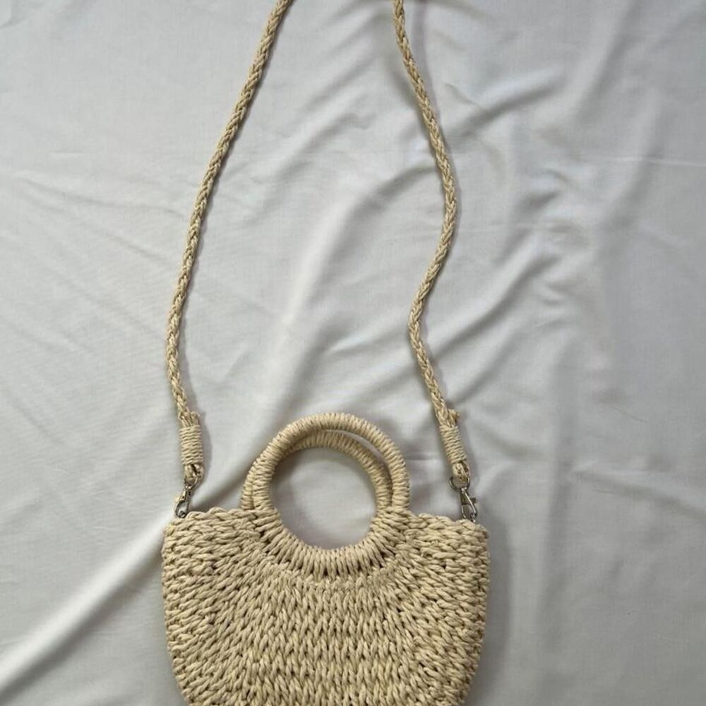 Unbranded Women's Cream and Tan Bag